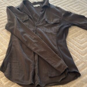 Standard by James Perse size 3. Brown fitted button down